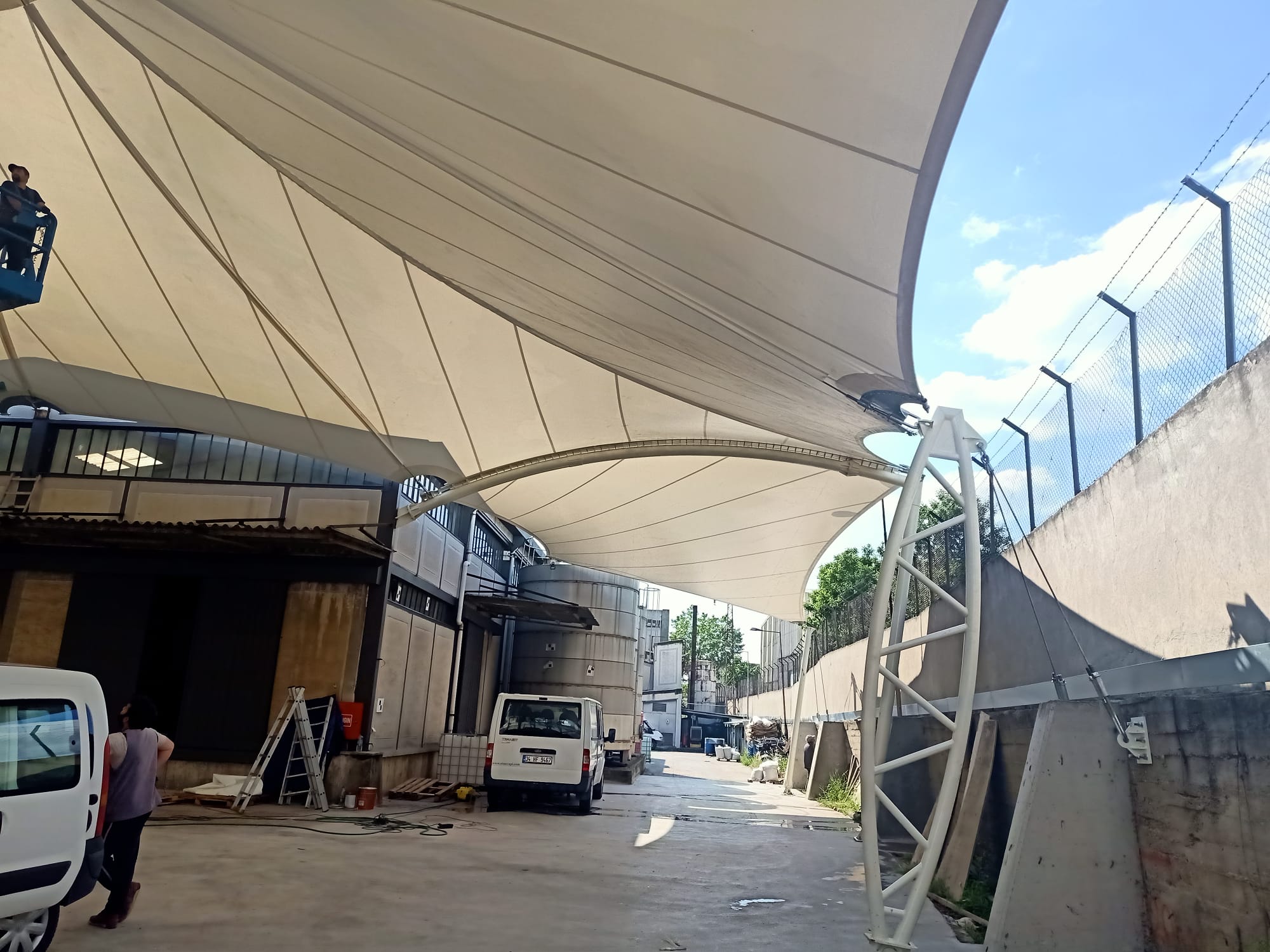 GEBZE TARMOND FACTORY LOADING AREA TENT