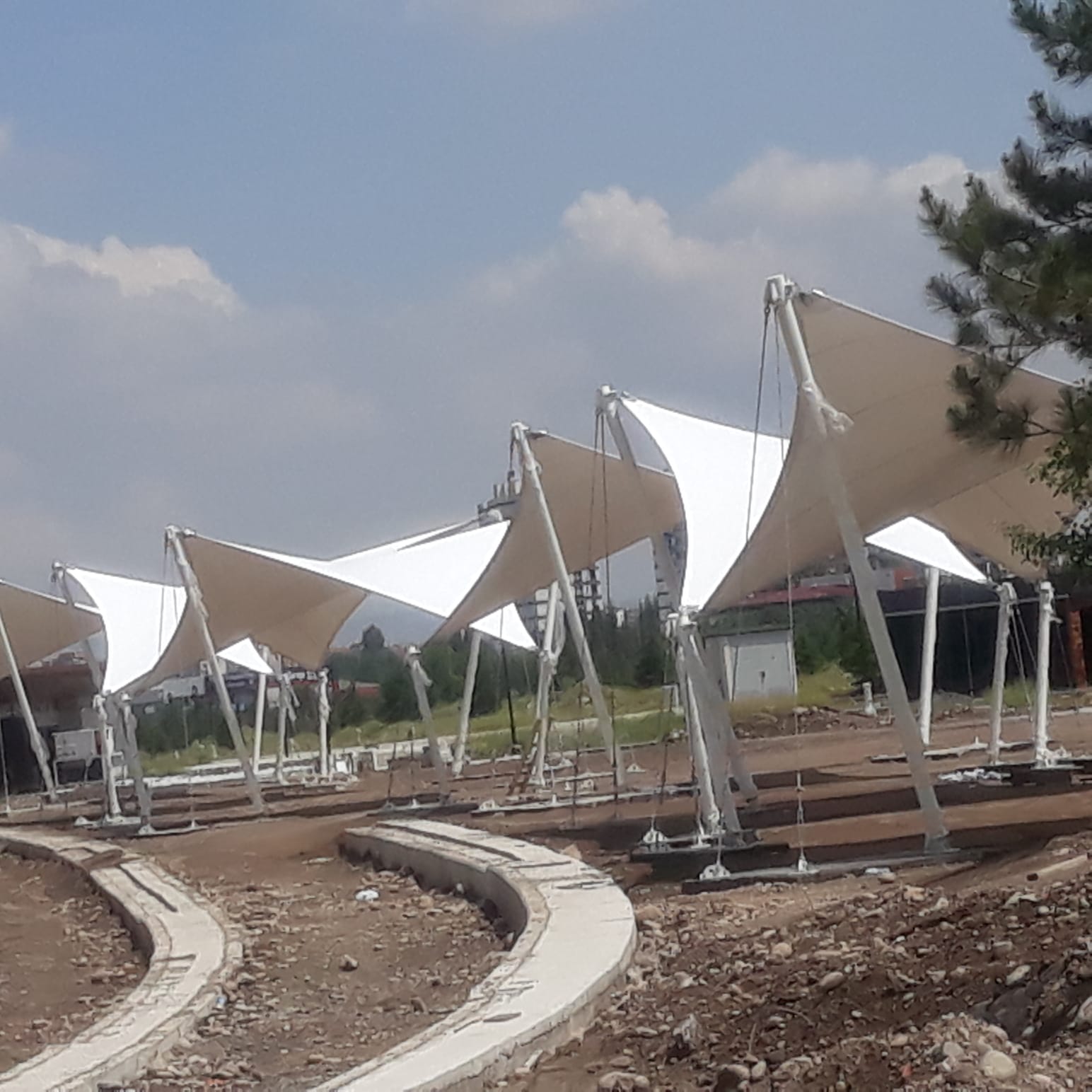 KAYSERİ MİLLET BAHÇESİ TENT STRUCTURE