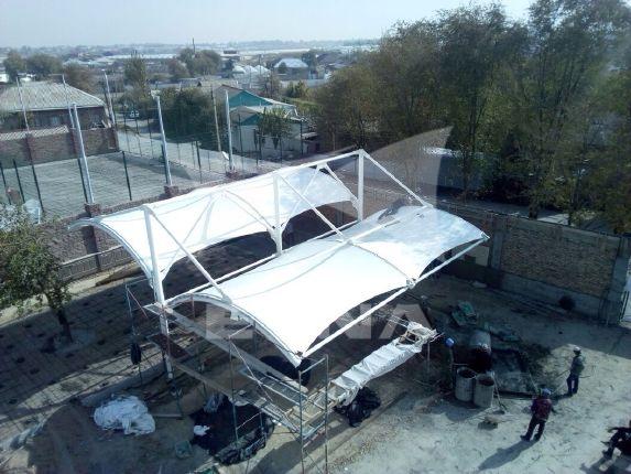 KAZAKHSTAN BISHKEK PARKING TENT