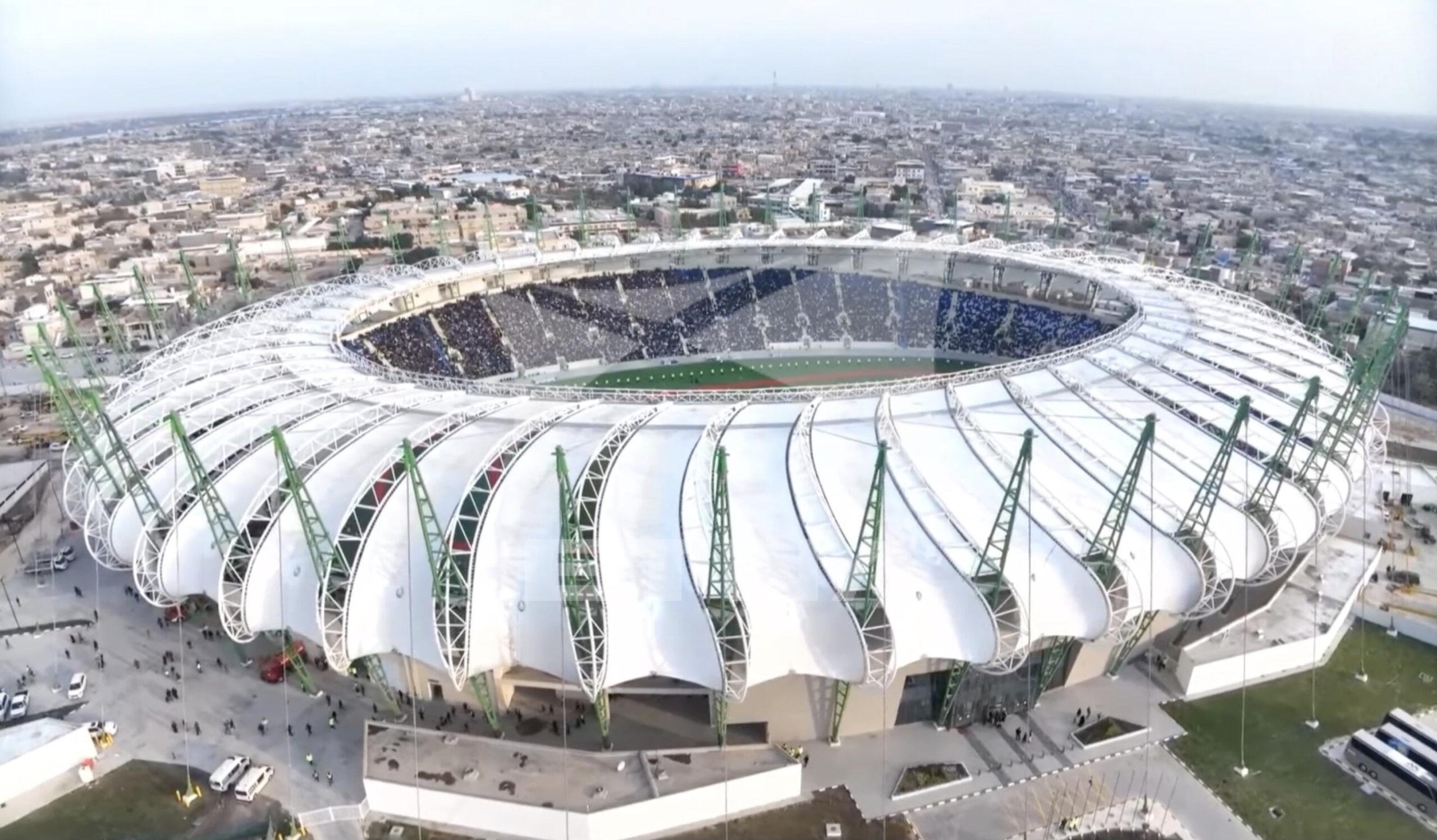 IRAQ BASRA AL MENAA STADIUM TENSILE STRUCTURE