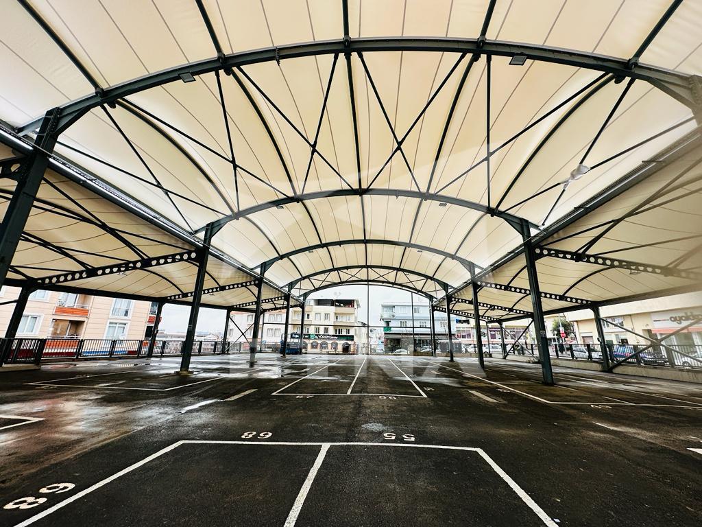 BURSA ÜÇEVLER BAZAAR AREA TENSILE ROOF SYSTEM